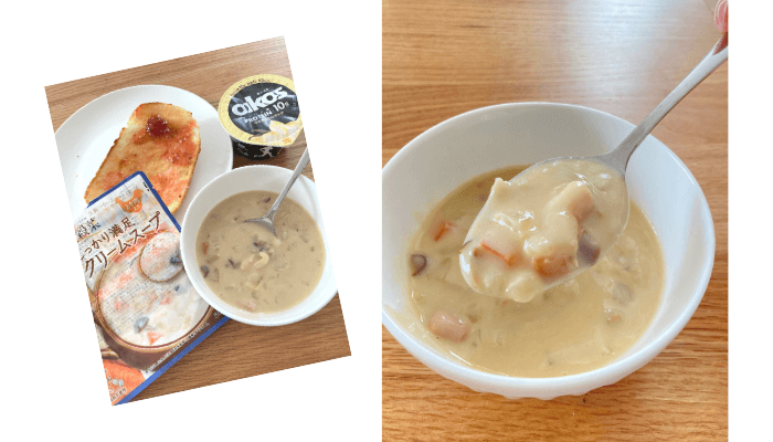 美穀菜(びこくさい)しっかり満足スープ　クリームスープ　具　トライアル　レビュー